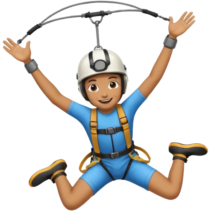 extreme sports lover face bungee jumping emoji