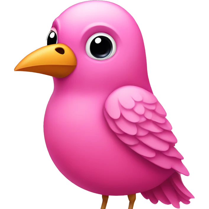 pink bird emoji