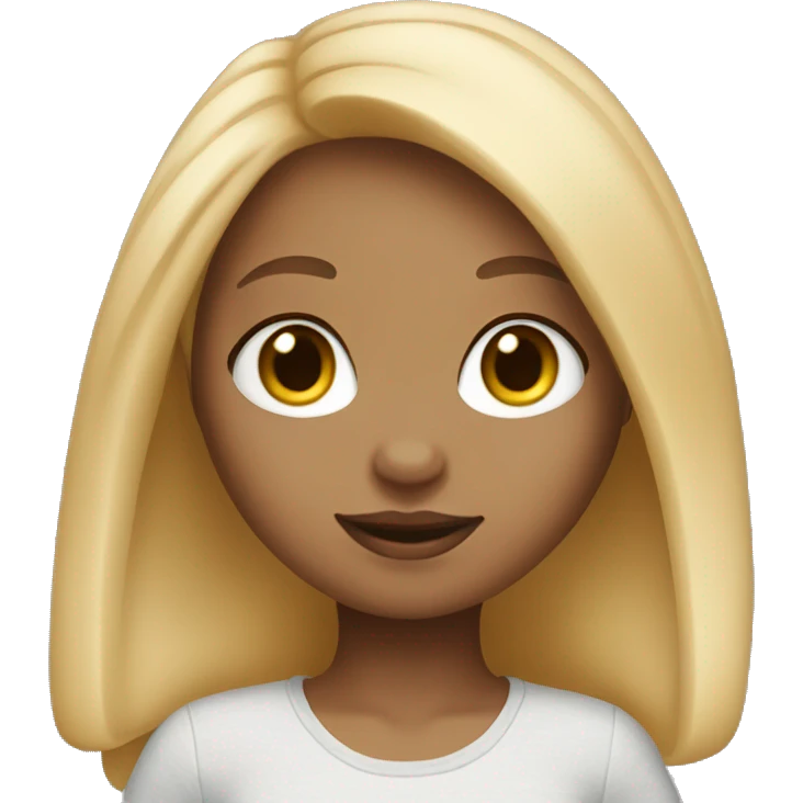 Bunny light skin girl with blond hair emoji