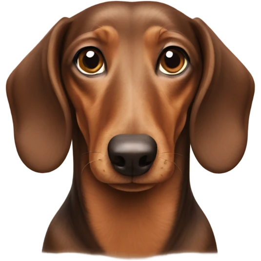 Dachshund that Looks Like a Carroll emoji