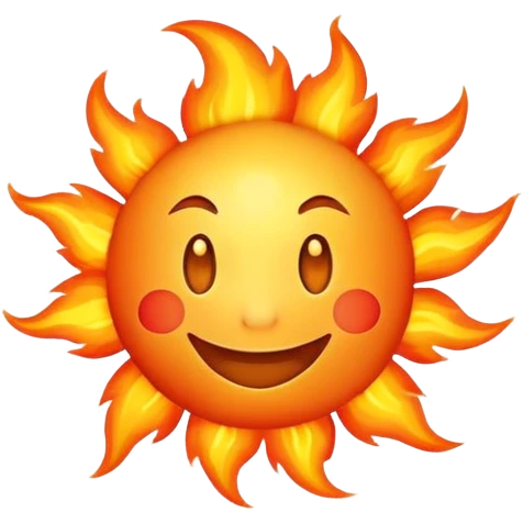 Smile fire emoji