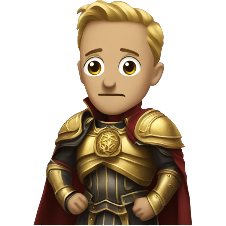 Adeptus Custodes Shrugging emoji