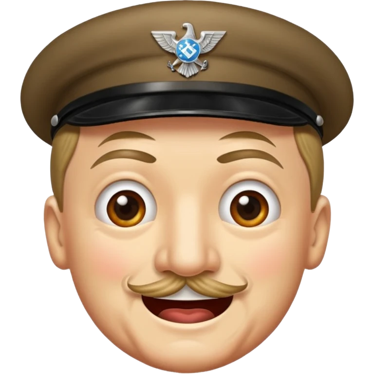 Je veux un emoji représentant Hitler emoji