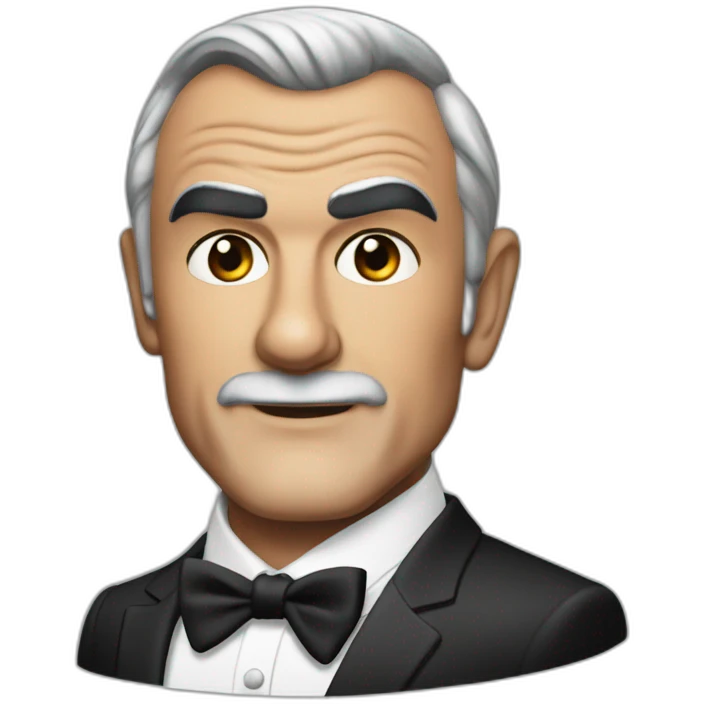 sean connery as james bond emoji