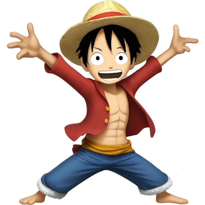 luffy dancing emoji