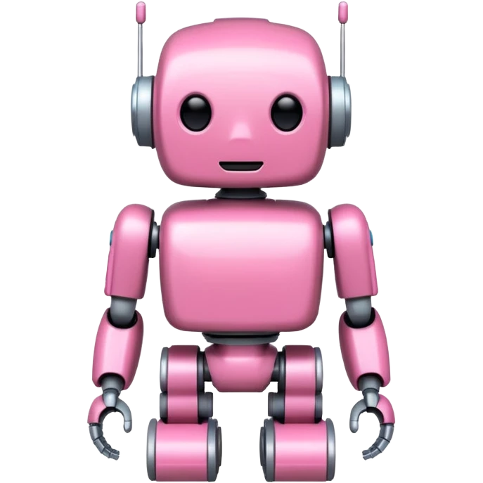 pink robot  emoji