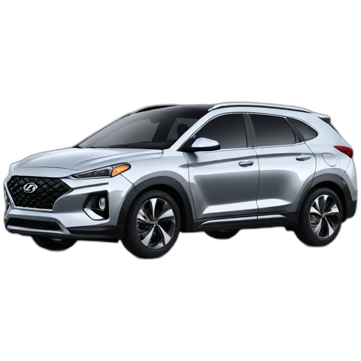 Silver Hyundai Ionic 5 emoji