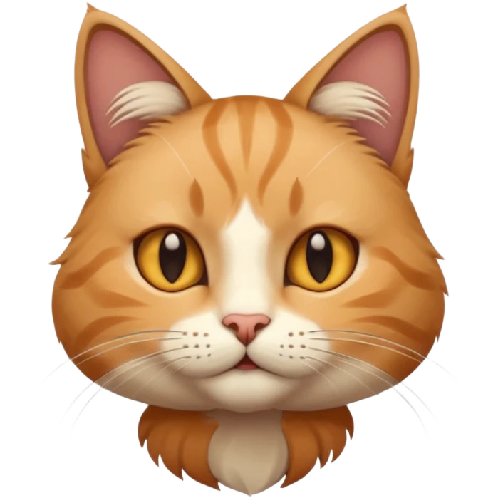 realistic cat from a side angle emoji