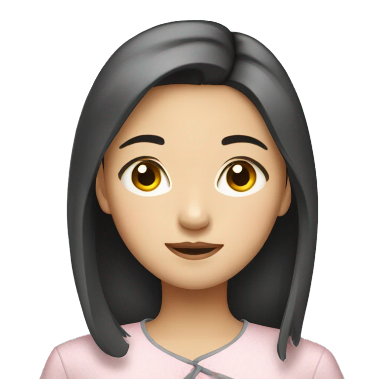Chinese girl emoji