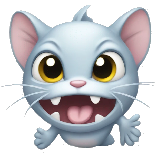 A baby catfish adorably angry emoji