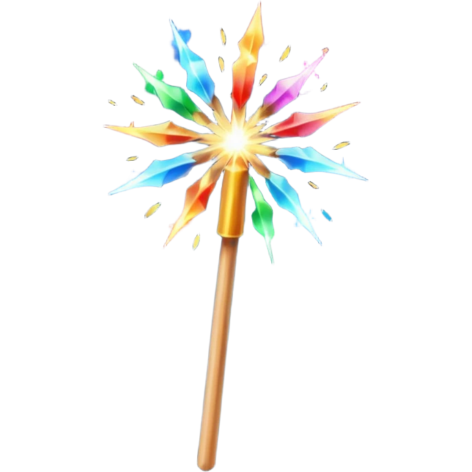 sparkler on a stick emoji