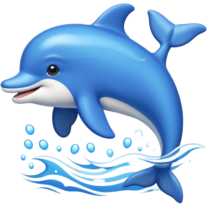 a combination of a dolphin and a boarder collie in one emoji emoji