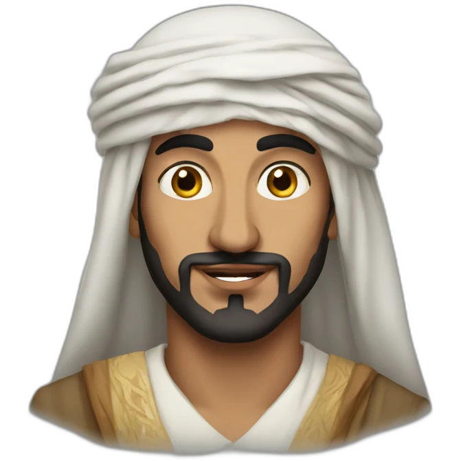 an arab man from 1700 emoji