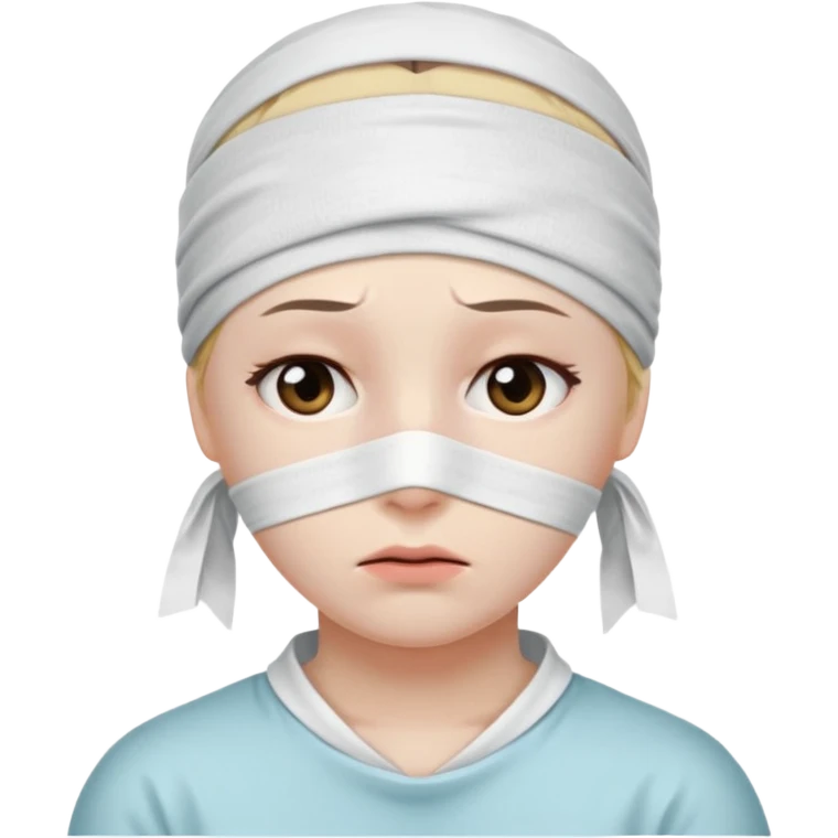 sick with a head bandage emoji