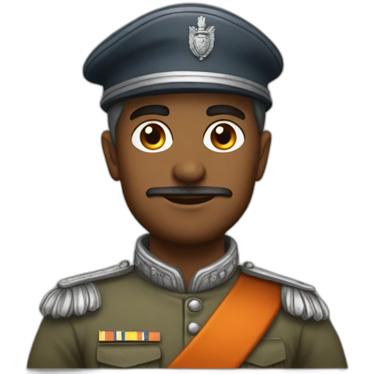 Dutch ost India soldier from the past emoji