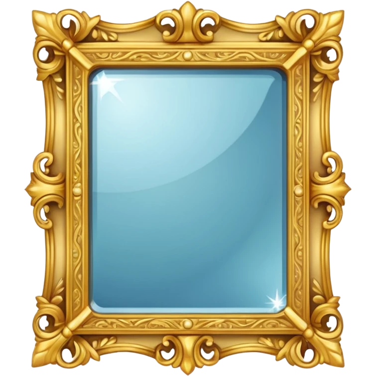 magic mirror on the wall from snow white. emoji