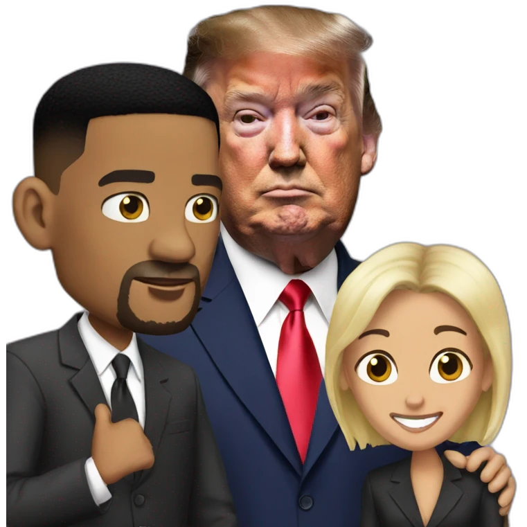 Will smith Donald trump emoji