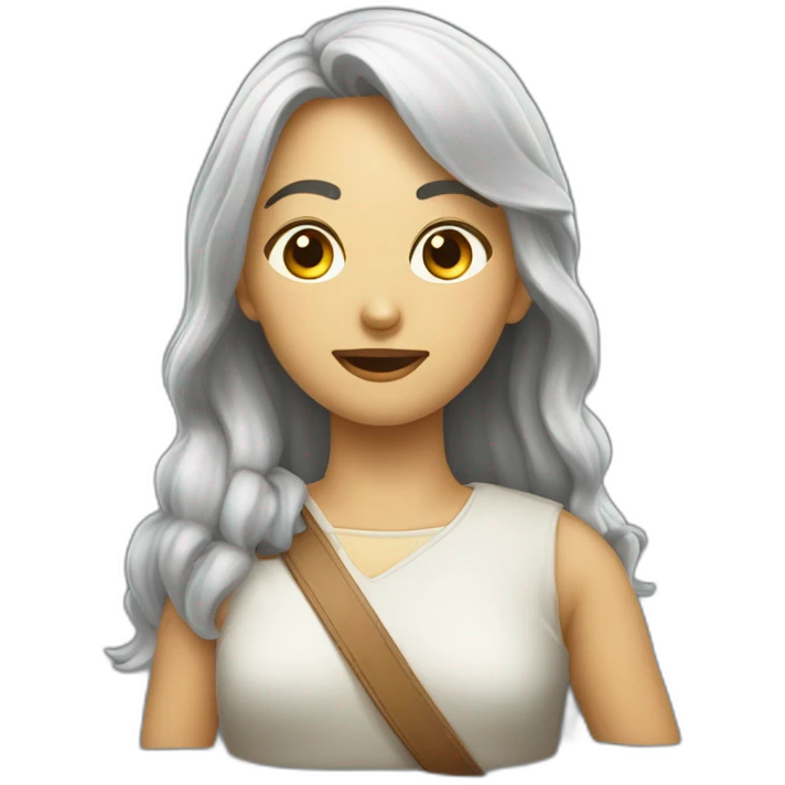 маг девушка в круглых очках emoji