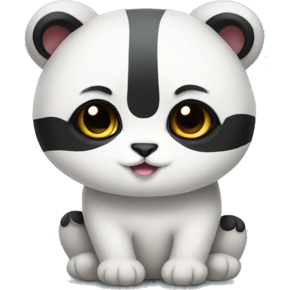 Panda cat emoji