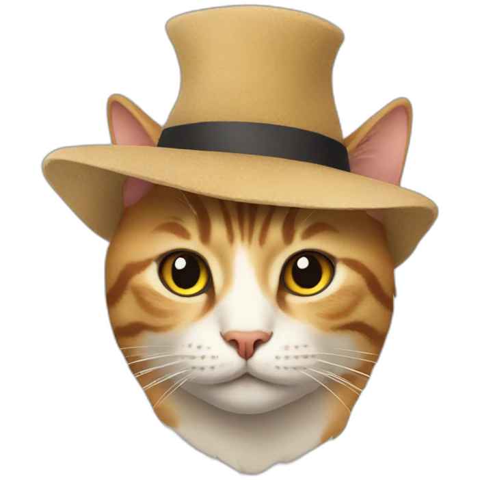 cat with a hat emoji