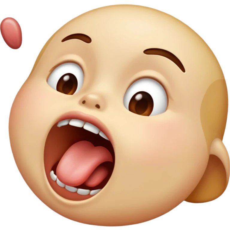licking the air emoji