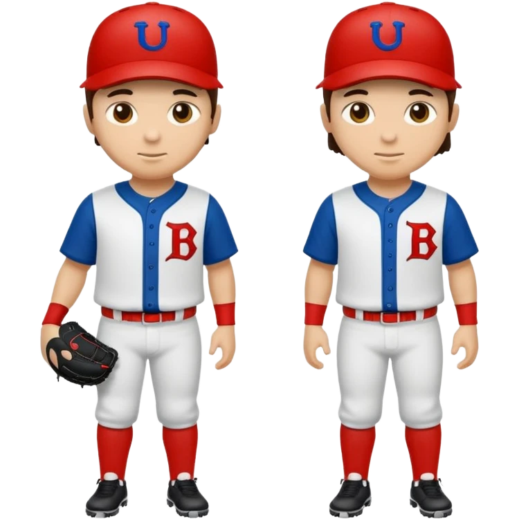 quiero dos equipos enemigos de baseball  emoji