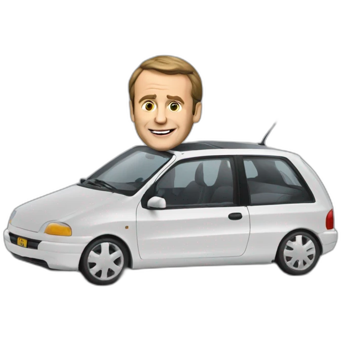 Macron-voiture emoji