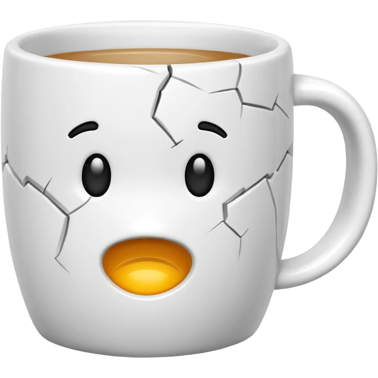 cracked mug emoji