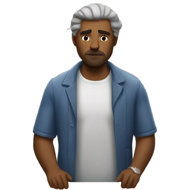 Man miserable while wife shops for jewelry  emoji