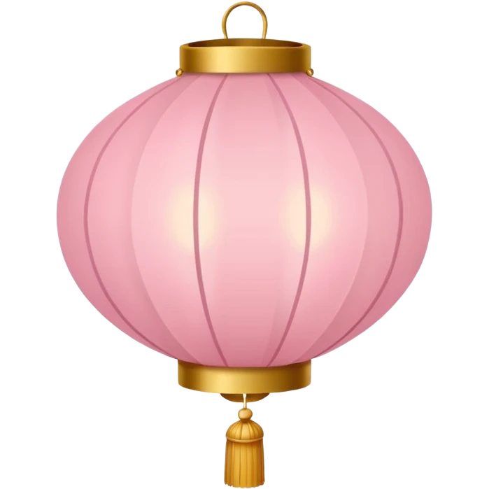 light pink chinese lantern emoji