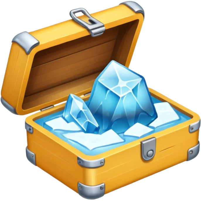 a pin box which break ice emoji