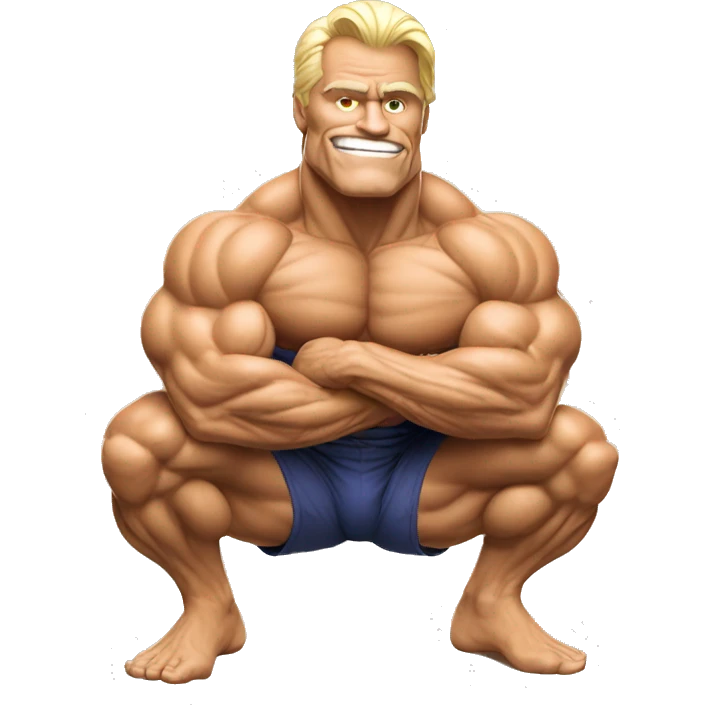 Tom platz squatting emoji