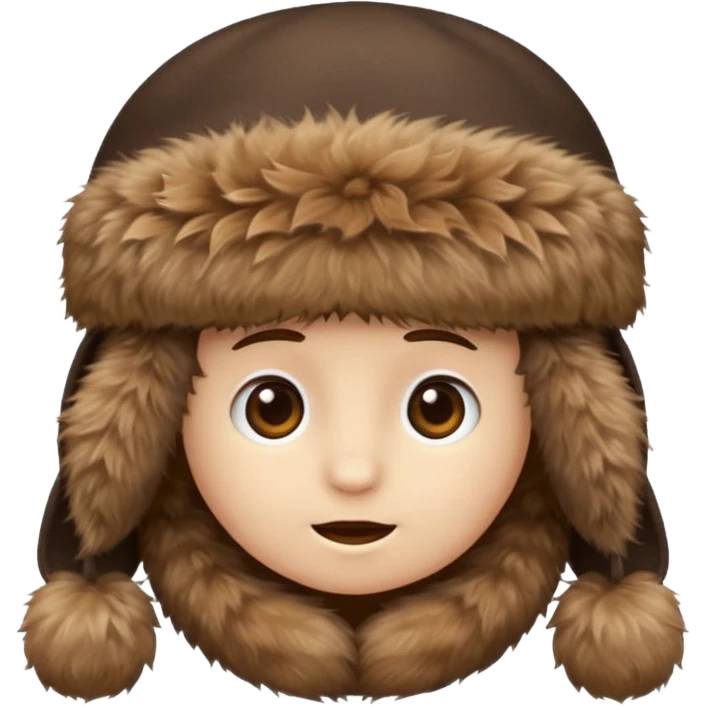 just fur hat no head emoji