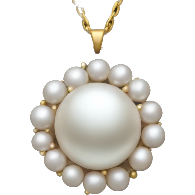 pearl necklace emoji