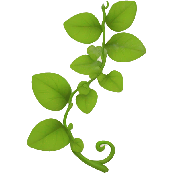 vine with flower emoji