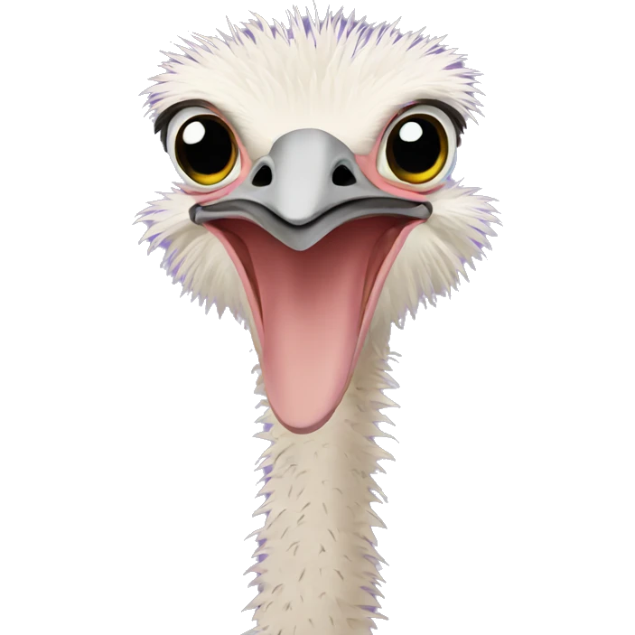  ostrich emoji