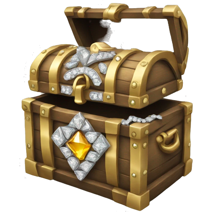 chest with real diamonds emoji