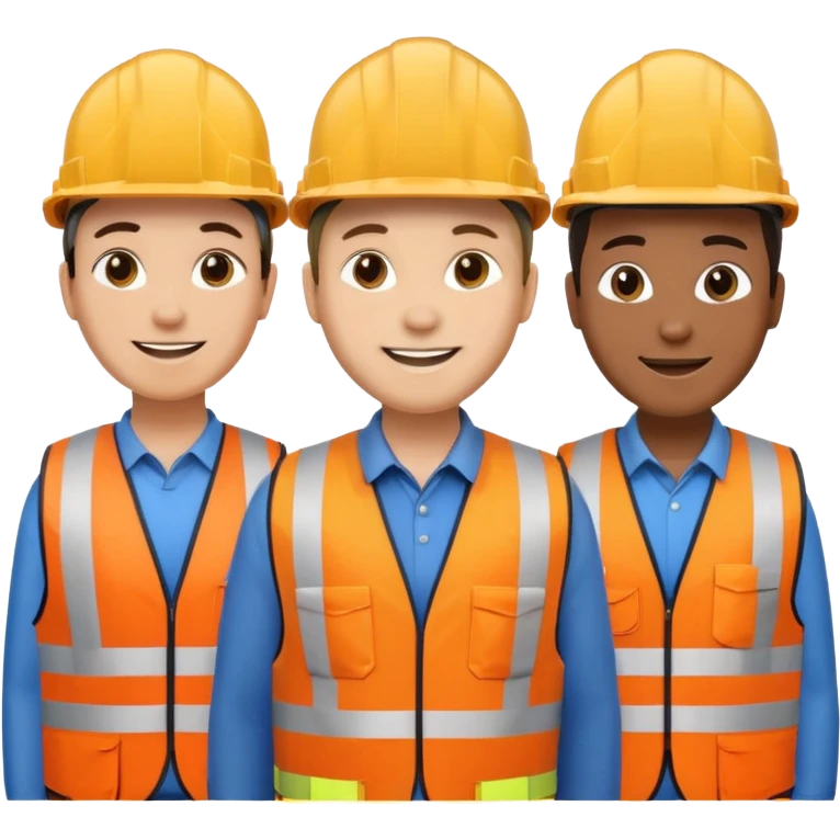 group of railway engineers emoji