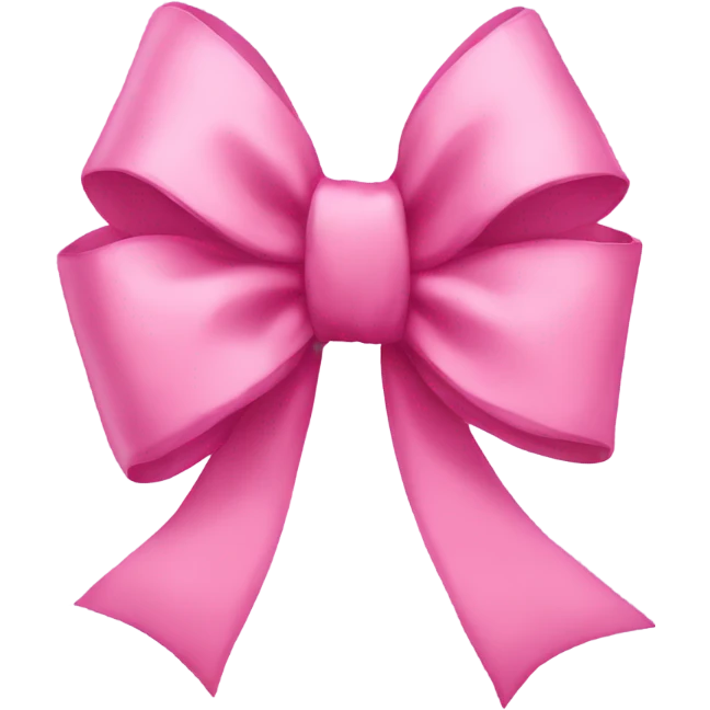 Pink bow emoji