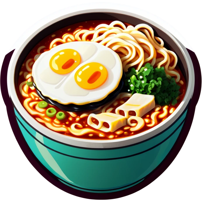 Korean ramen  emoji