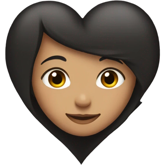 Heart with Megan in the middle  emoji