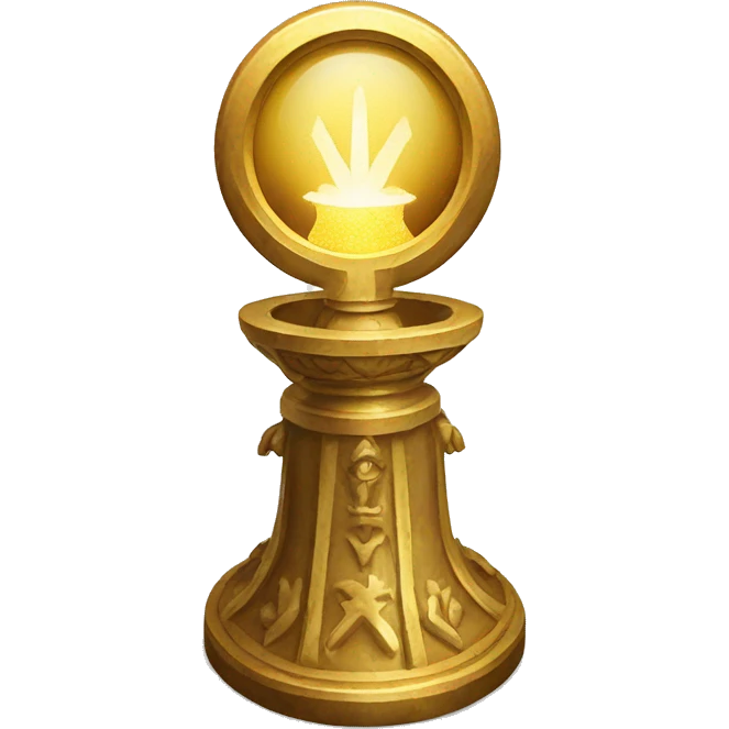 Monstrance host light emoji