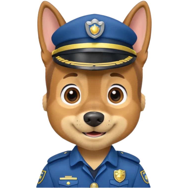 Paw patrol chase emoji