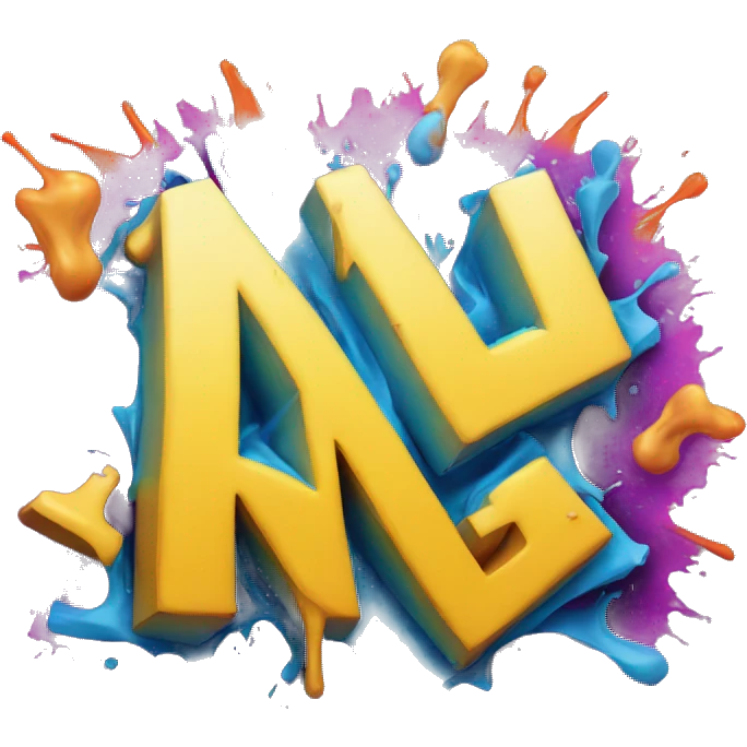 letters NTM in graffiti style emoji