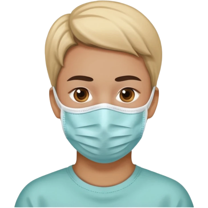 side eye with face mask emoji