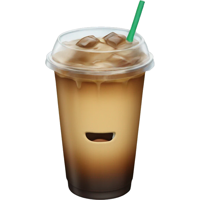 Iced coffee emoji