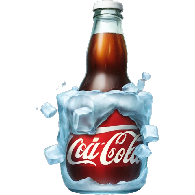 Coke with ice emoji