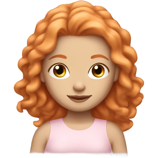 Ginger yoga white girl light pink clothes  emoji