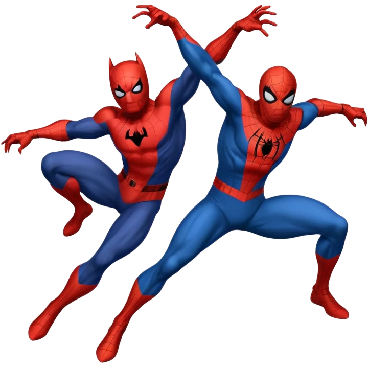 ازدواج بتمن و اسپایدرمن emoji