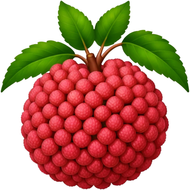 Lychee emoji